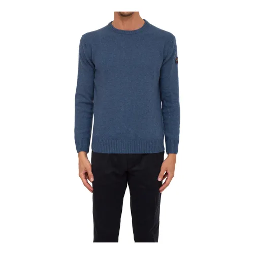 Paul & Shark , Wool Turtleneck Sweater ,Blue male, Sizes: