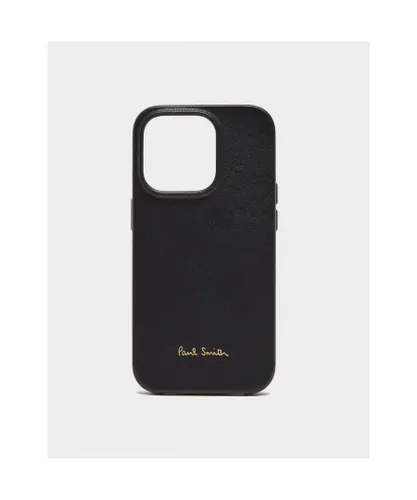Paul Smith Accessories Iphone 14 Pro Phone Case in Black - One Size