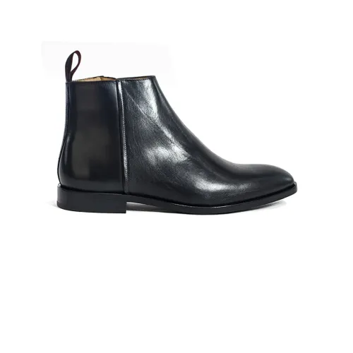 Paul Smith , Alan Leather Boot ,Black male, Sizes: