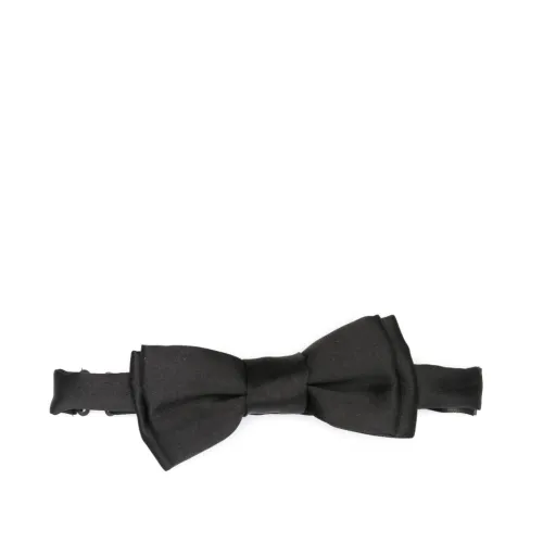 Paul Smith , Black Silk Bow Tie ,Black male, Sizes: ONE