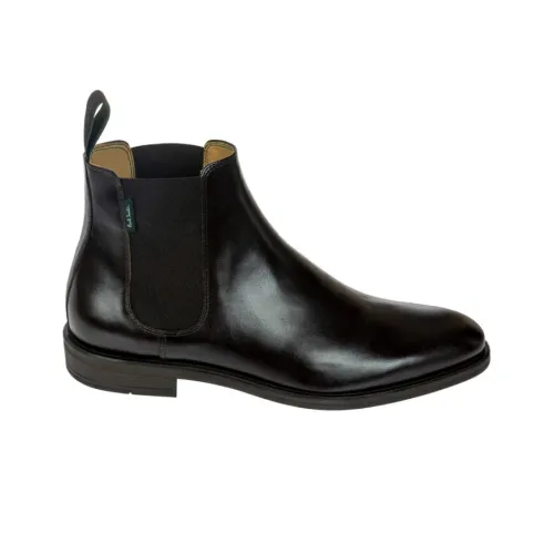 Paul Smith , Chelsea Leather Boots ,Brown male, Sizes: