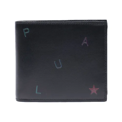 Paul Smith , Embossed Letters Billfold ,Black male, Sizes: ONE SIZE