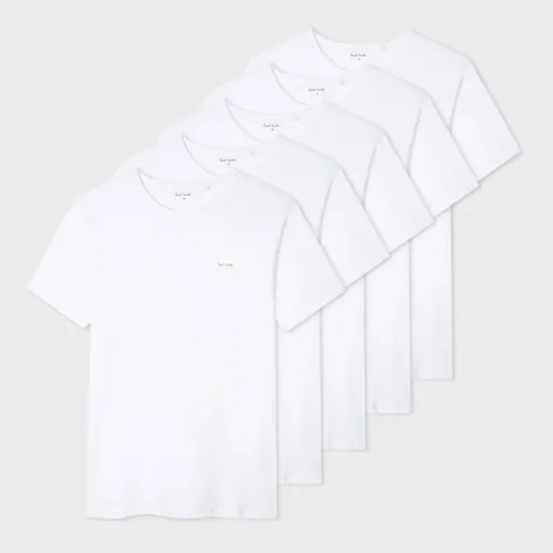 Paul Smith Loungewear Five-Pack Organic Cotton-Jersey T-Shirts