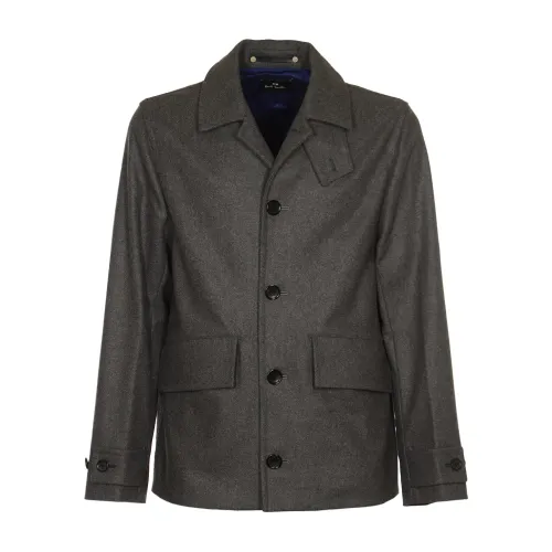 Paul Smith , Men Jacket Collection ,Gray male, Sizes: