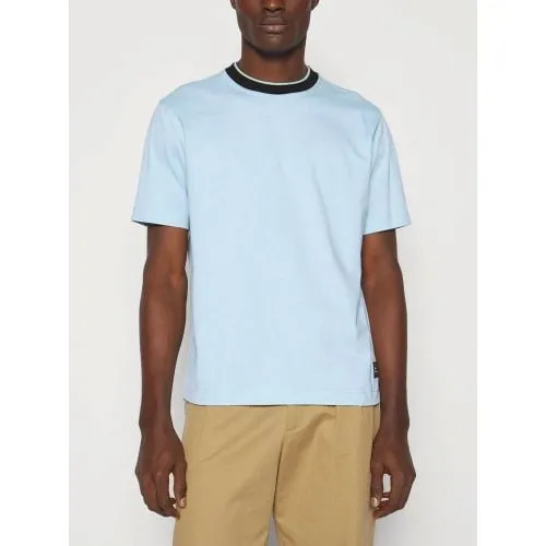 Paul Smith Mens Light Blue Regular Fit Short Sleeve T-Shirt