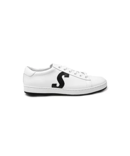 Paul Smith Mens Mainline Hassler Trainers - White Leather