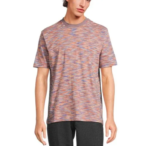 Paul Smith Mens Mauve Space Dye T-Shirt