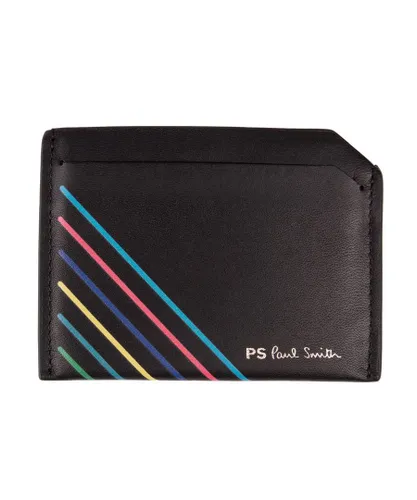 Paul Smith Mens Stripe Wallet - Black - One Size