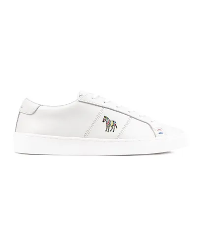 Paul Smith Mens Zach Trainers - White Leather