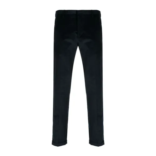 Paul Smith , Navy Blue Corduroy Trousers ,Blue male, Sizes: