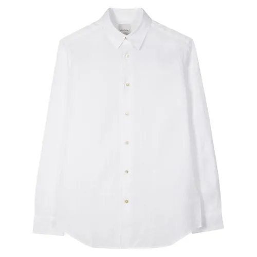 PAUL SMITH Paul Linen Shirt Sn42 - White