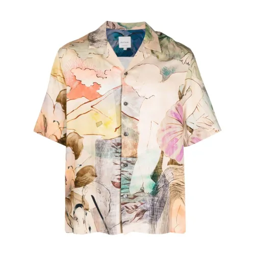 Paul Smith , Paul Smith Shirts Beige ,Multicolor male, Sizes: