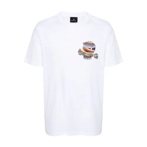 Paul Smith , Paul Smith T-shirts and Polos White ,White male, Sizes: