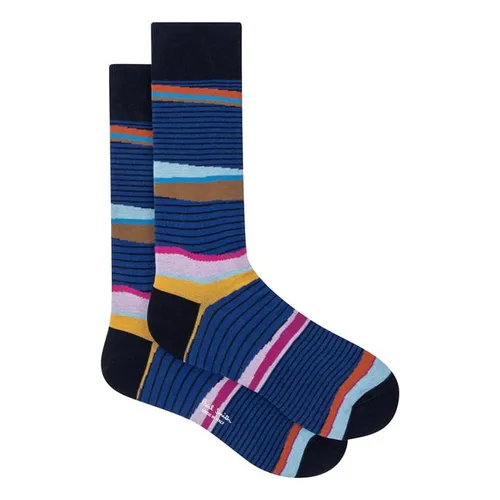 Paul Smith PS U Eli Stripe Sock Sn41 - Blue