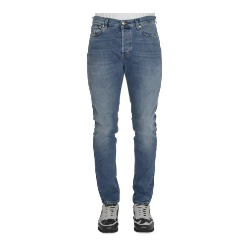 Paul Smith , Slim-Fit Mid Wash Denim Jeans ,Blue male, Sizes: