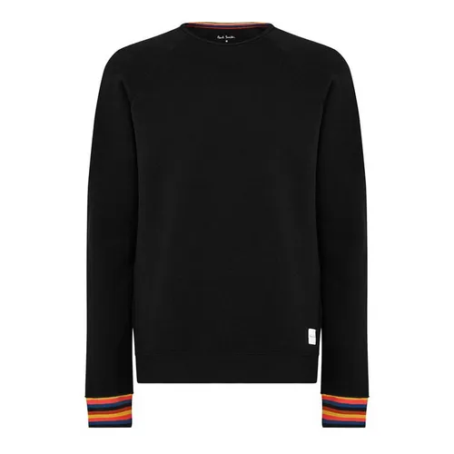 Paul Smith Stripe Crew Sweatshirt - Black