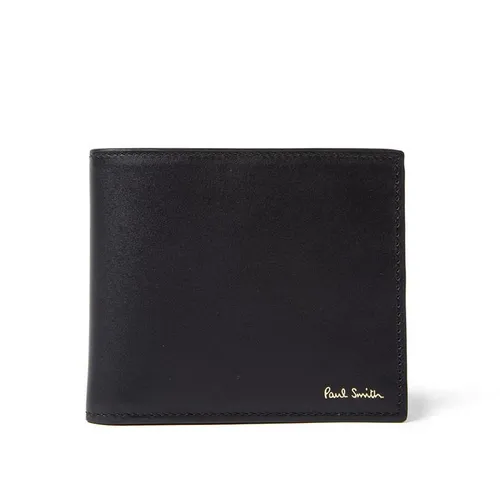 PAUL SMITH Striped Bi-Fold Wallet - Black