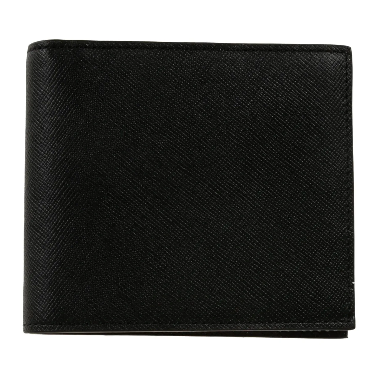 Paul Smith , Stylish Mini Print Leather Wallet ,Black male, Sizes: ONE SIZE