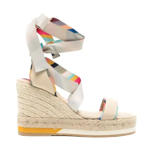 Paul Smith , White Flat Shoes with Buckle Strap ,Multicolor female, Sizes: