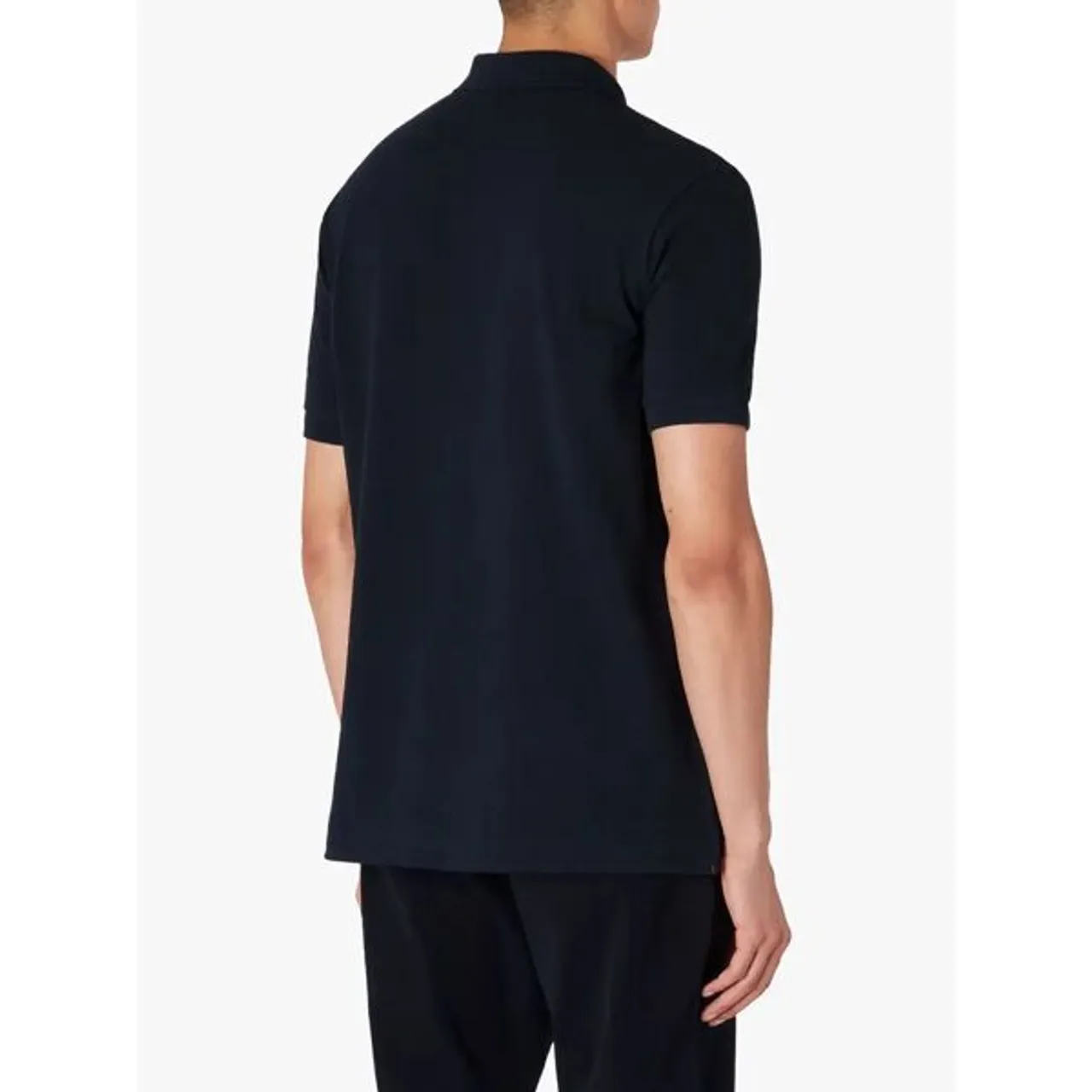 Paul Smith Zebra Applique Organic Cotton Polo Shirt - Blues - Male