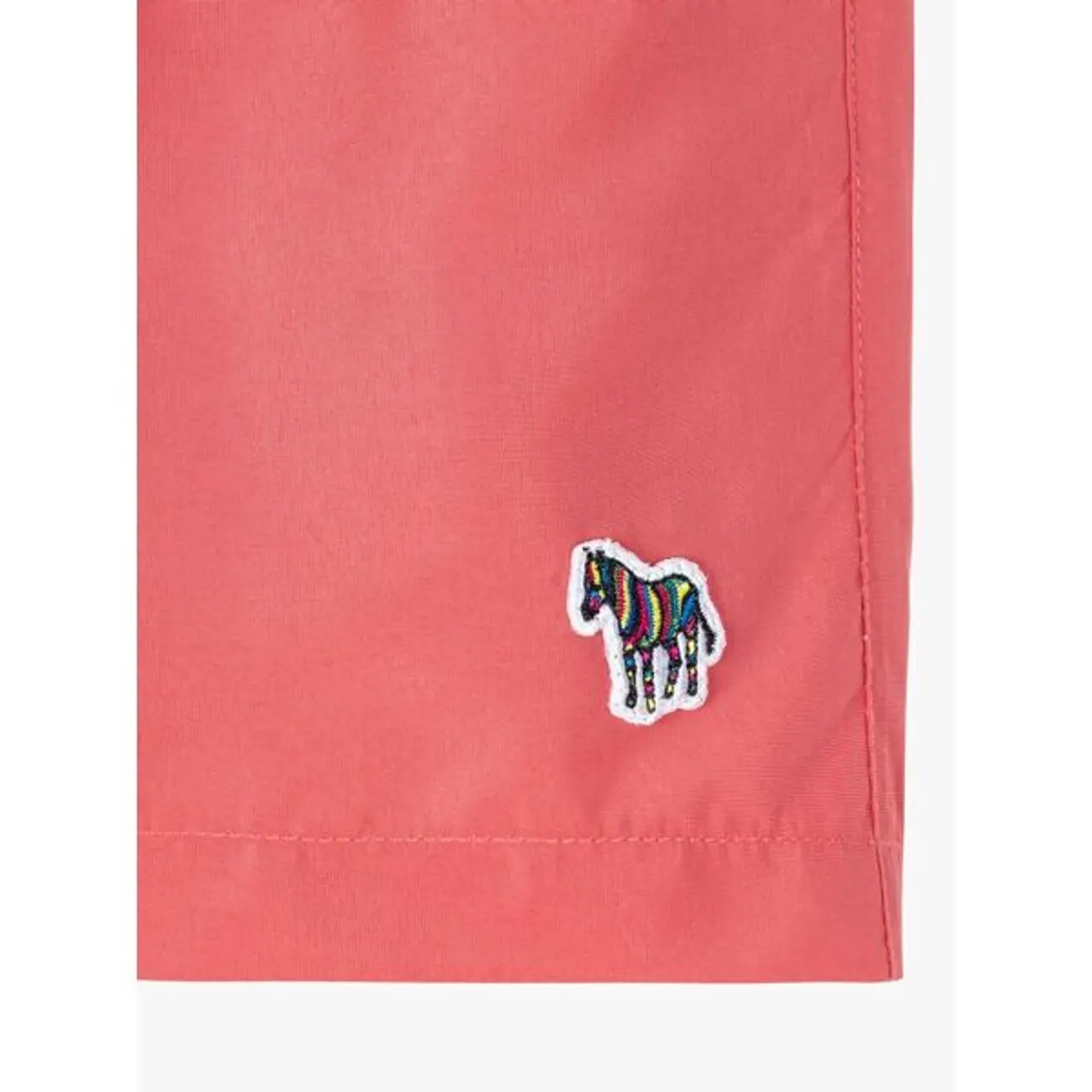 Paul Smith Zebra Logo Recycled Polyester Swim Shorts - Pink Coral - Male