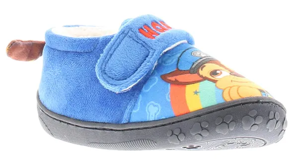 Paw Patrol Boys, Kids Slippers with Velcro Strap Closure,