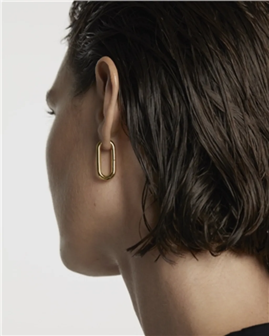 PDPAOLA Gold Beat Hoop Earrings - Gold
