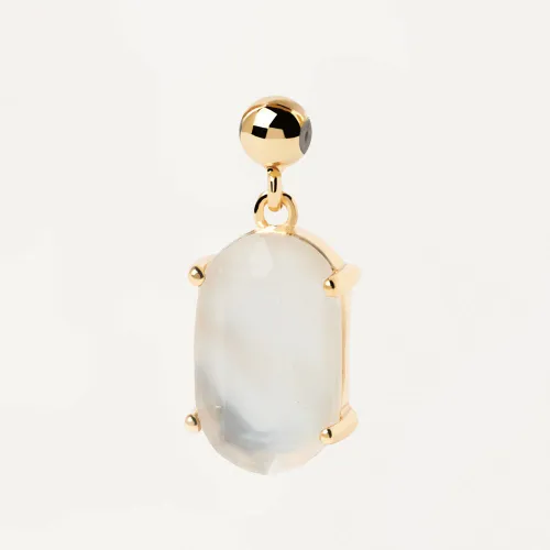 PDPAOLA Gold Plated Mother of Pearl Intuition Charm