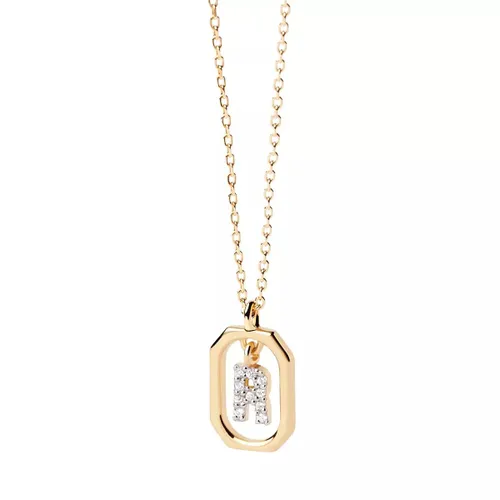 PDPAOLA Necklaces - Mini Letter R Necklace - gold - Necklaces for ladies