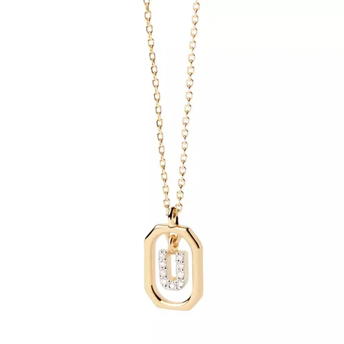 PDPAOLA Necklaces - Mini Letter U Necklace - gold - Necklaces for ladies