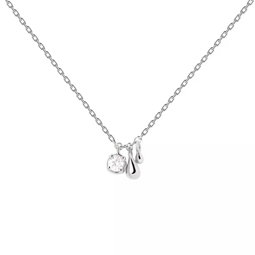 PDPAOLA Necklaces - Water Silver Necklace - silver - Necklaces for ladies