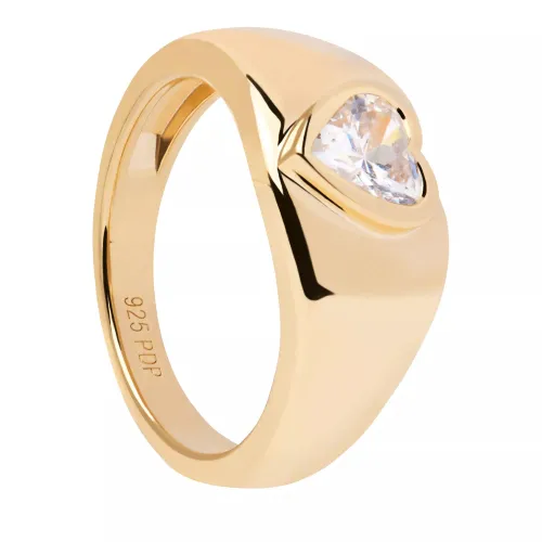 PDPAOLA Rings - Bright Heart Gold Ring - gold - Rings for ladies