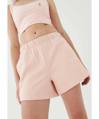 P.E Nation PE Womens All Around Short in Pink Organic Cotton