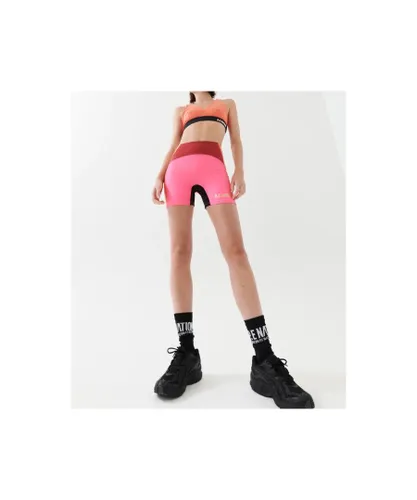 P.E Nation PE Womens Flyaway Short in Pink Recycled polyester