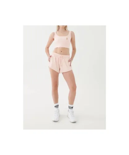P.E Nation PE Womens Full Time Short in Pink Recycled Polyester