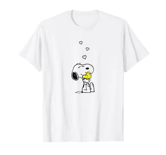 Peanuts - Snoopy Woodstock Hugs And Love T-Shirt