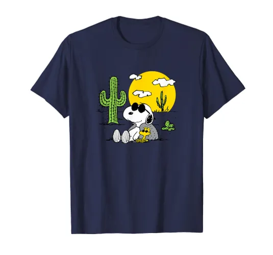 Peanuts - Summer - Snoopy & Woodstock Desert T-Shirt