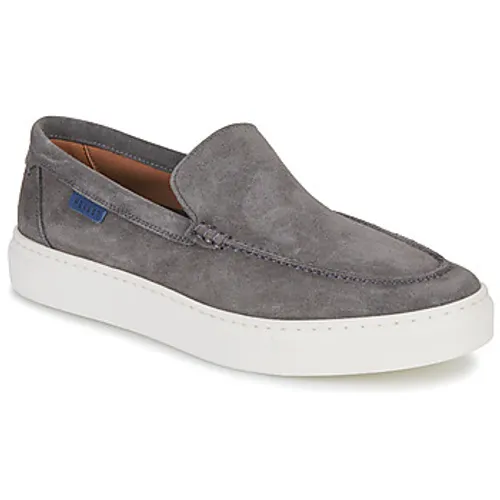 Pellet  LUCIUS  men's Slip-ons (Shoes) in Grey