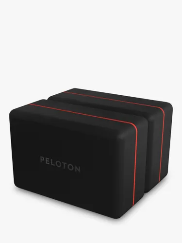 Peloton Yoga Block, Pack of 2 - Black/Red - Unisex