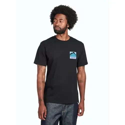Penfield Mens Black Mountain Filled Graphic T-Shirt