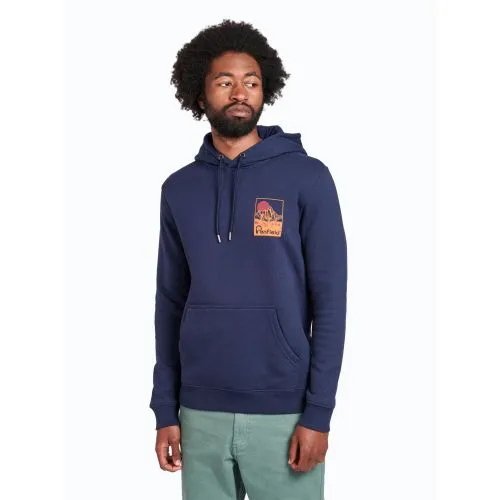 Penfield Mens Navy Blazer Mountain Back Graphic Hoodie