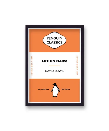 Penguin Classics Iconic Songs David Bowie Life On Mars? - Black Wood - One