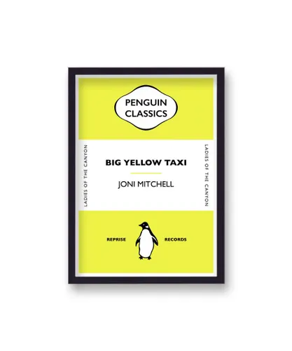 Penguin Classics Iconic Songs Joni Mitchell Big Yellow Taxi - Black Wood - One
