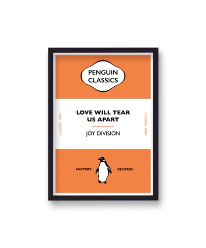 Penguin Classics Iconic Songs Joy Division Love Will Tear Us Apart by - Black Wood - One