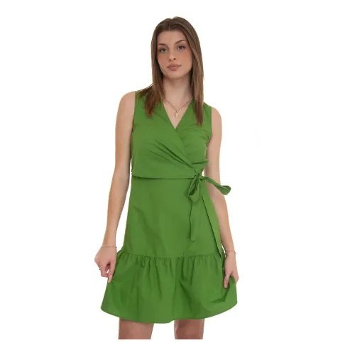 Pennyblack , Decreto Cotton dress ,Green female, Sizes: