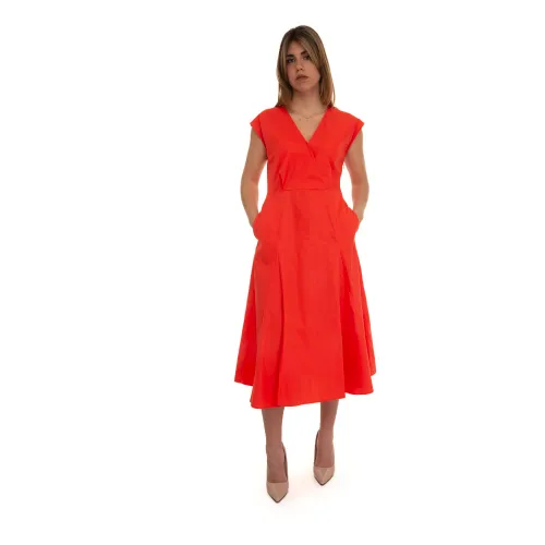 Pennyblack , Offerto Cotton sleeveless dress ,Orange female, Sizes: