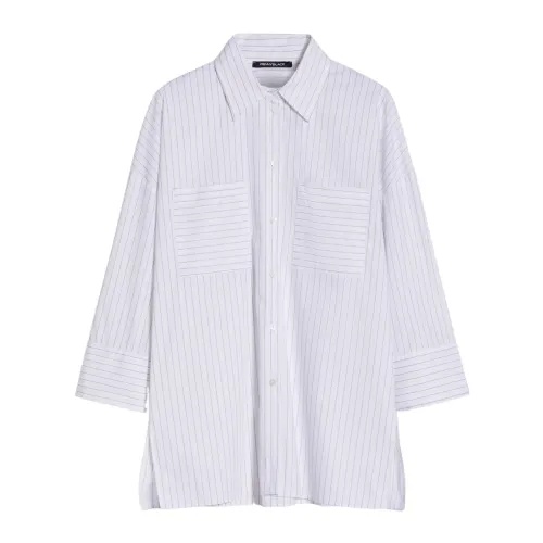 Pennyblack , Oversized Poplin Shirt ,White female, Sizes: