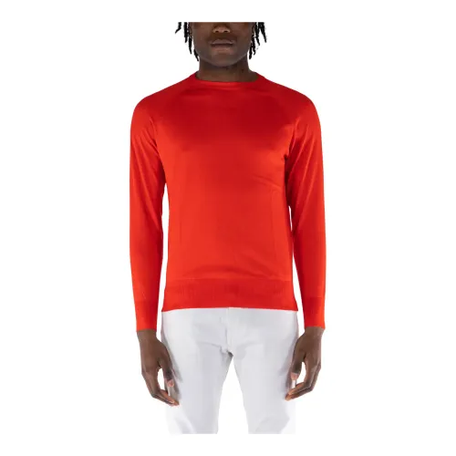 People of Shibuya , Stylish Maglione Hidoi Sweater ,Red male, Sizes: