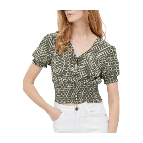 Pepe Jeans , Blouses ,Green female, Sizes: