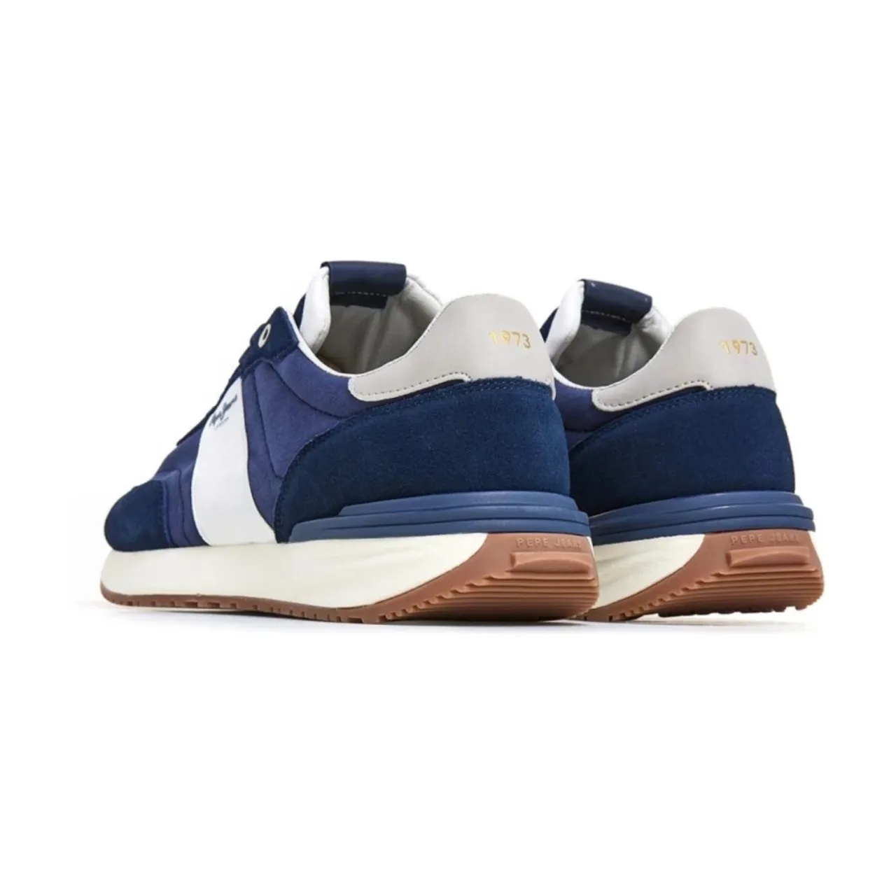 Pepe Jeans , Buster Tape Sneakers ,Blue male, Sizes: